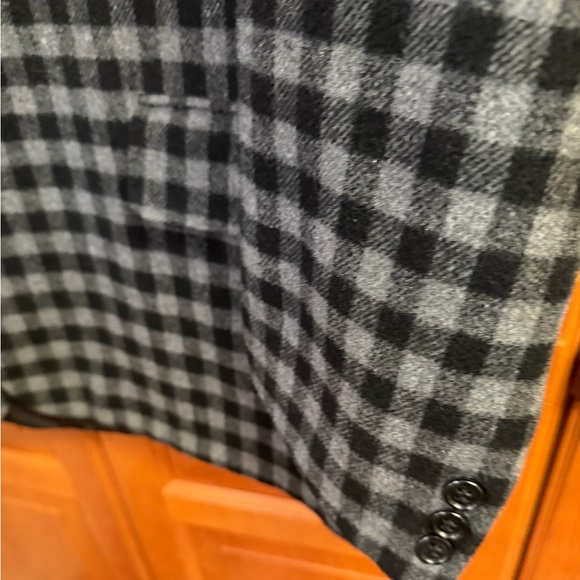 Perry Ellis Buffalo Plaid Wool/Cashmere/Nylon Sports Jacket Made in Italy XL - Picture 3 of 7